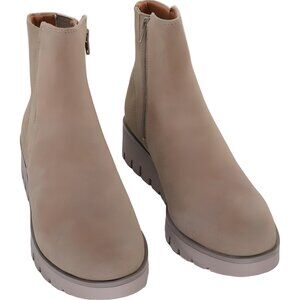 Rockport Dania Cushioned Wedge Booties Ash Brown Suede Women’s US 9.5M